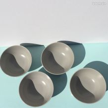 4 bols en grès