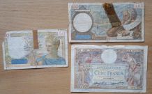 Billet de banque France années 30