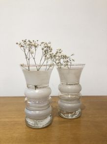 Lot de deux petits  vases vintage