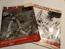 2 revues "1917 le chemin des dames" et "1918 de guerre lasse
