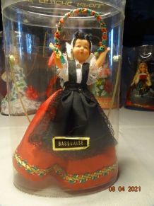 Petite poupée de collection du pays basque ancienne année 60