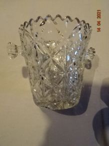 Seau pot à glaçons cristal