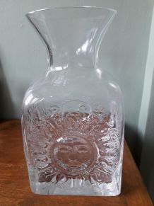 Grand vase vintage en verre
