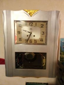 Horloge années 50 Morbier relookée