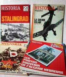 Lot 31 Historia magazine surtout guerre d'Algérie.