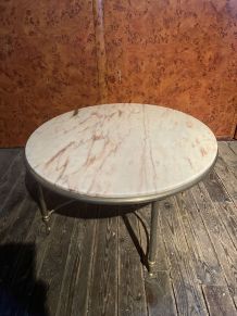 Table basse dessus marbre 