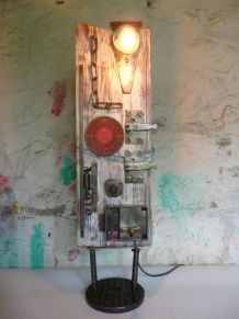 LAMPE DE TABLE - VINTAGE - UPCYCLING