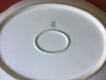 Joli plat oval vintage  Limoges