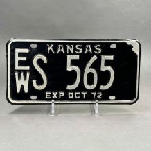 Plaque d'immatriculation USA Kansas