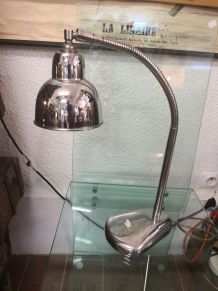 Lampe de Bureau Vintage Chromée avec Tige