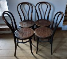 4 chaises J&amp;J KHON 1900