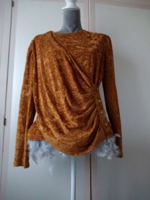 Haut cache coeur taille 40 création maison