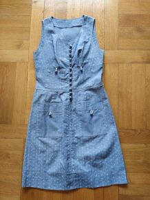 Jolie robe d'été vintage 70  Largeur taille 35 cm