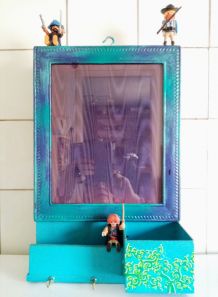 Cadre Playmobil, pêle-mêle, range courier, porte clé