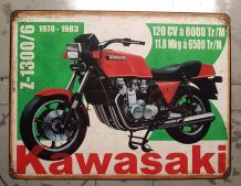 Plaque métal Kawasaki 1300 Z