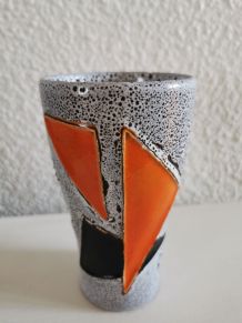 Vase Verre Fat Lava Rétro Vintage 