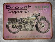 Plaque métal Brough Superior 