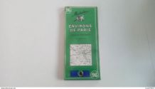 Carte routière Michelin 96 de 1963-Environs de Paris