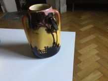 Vase amphore st jean du désert provençale  cigale berty