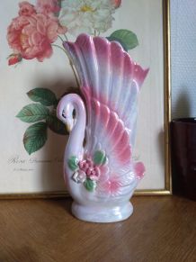 Vase Cygne Kitsch Vintage