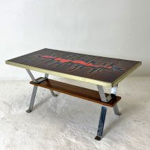 Table basse céramique vintage 60's