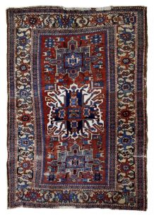 Tapis ancien Persan Heriz fait main, 1B661