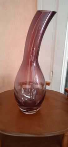 vase en cristal Krosno 