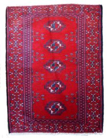 Tapis vintage Turkoman fait main, 1C204