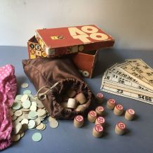 Ancien jeu sovietique boite de loto 1967 vintage CCCP
