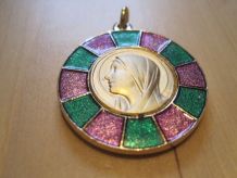 Médaille ronde Vierge Marie médaille
