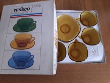 Tasses et sous tasses vintage VERECO