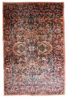 Tapis ancien Persan Kerman fait main, 1B778