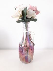 Vase verre multicolore neuf