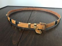 Ceinture Cuir Vintage