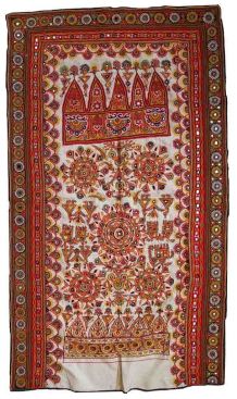 Tapis vintage Indien fait main, 1C428