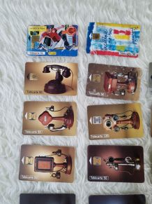 Lot de 15 Télécartes  