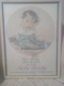 Publicité ancienne Bébé Nestlé