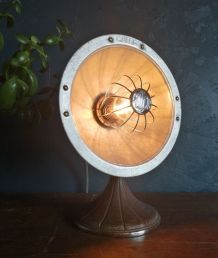 Lampe vintage salon chevet bureau métal orientable "Soleil"