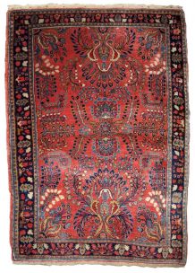 Tapis ancien Persan Sarouk fait main, 1B802