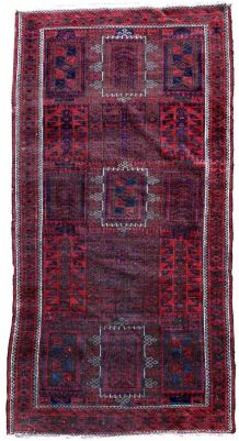 Tapis ancien Afghan Baluch fait main, 1P36