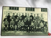 Photo d’école années 30/40 sur bois