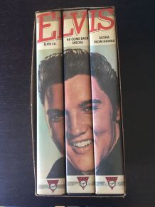 Coffret Elvis Presley 3 vhs