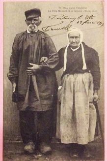 CPA Nos Vieux Vendéens – Père Manuel et sa femme  Noces d'or