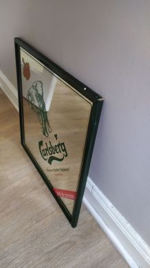 miroir publicitaire Bière Carlsberg