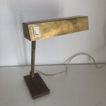 Lampe vintage 1950 design Pfaffe Leuchten dorée - 33 cm