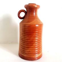 Vase bouteille poterie 