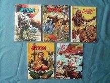 lot  de  bandes  dessinées  , vintage 1981