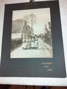 Calendrier ancien de 1927 - Pays Bas