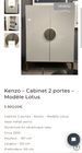 KENZO - Cabinet 2 portes - Kenzo - Modèle Lotus