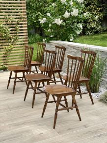 6 chaises bistrot Baumann Tacoma